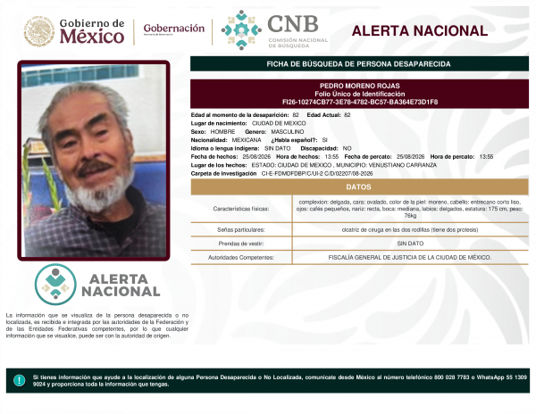 PEDRO MORENO ROJAS