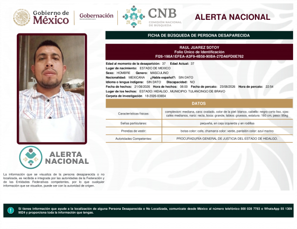 RAUL JUAREZ SOTOY