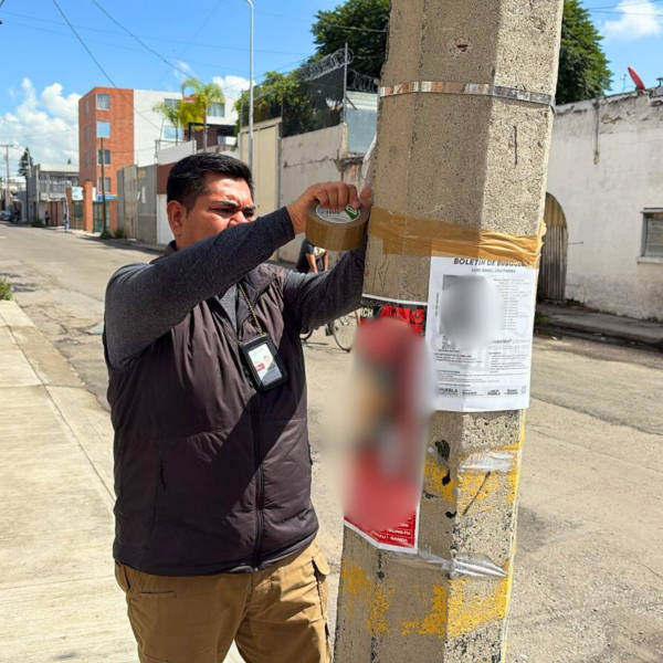 Como parte de nuestro trabajo realizamos Acciones de Búsqueda de Personas Desaparecidas en el Municipio de Puebla, en coordinación con autoridades Federales, Estatales, Municipales y familiares