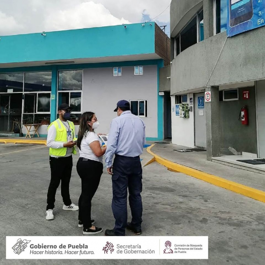 Como parte de nuestro trabajo, realizamos Acciones de Búsqueda de Personas Desaparecidas o No Localizadas en las colonias Granjas y Zona Industrial Anexo a la Loma de la ciudad de Puebla.