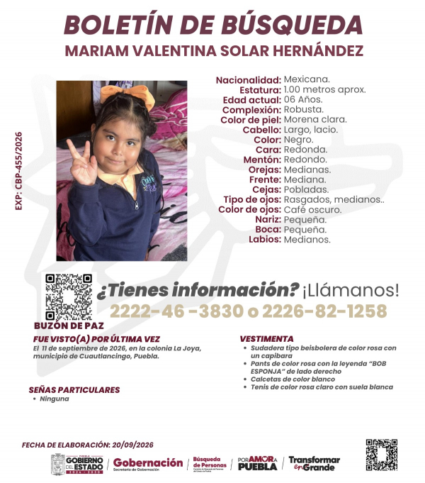 Mariam Valentina Solar Hern&aacute;ndez