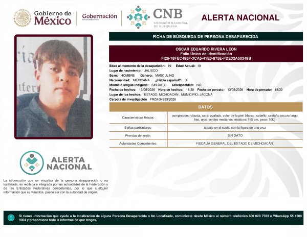 OSCAR EDUARDO RIVERA LEON