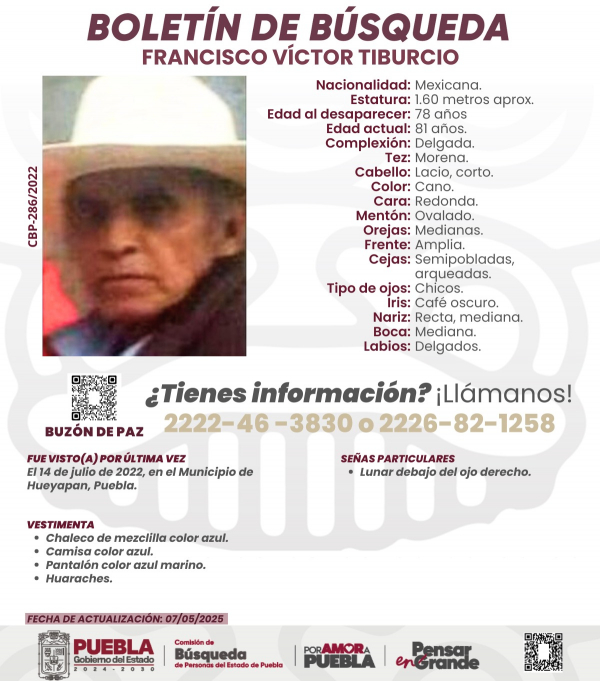 Francisco Víctor Tiburcio - ACTUALIZACIÓN