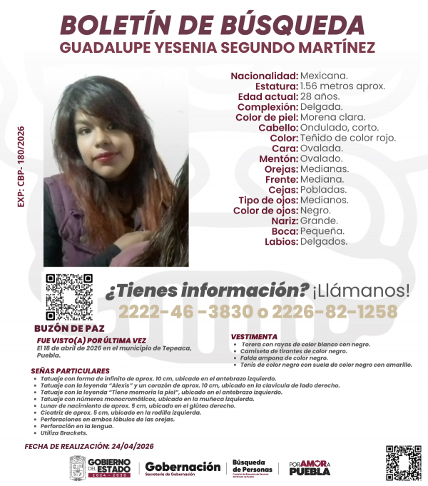 Guadalupe Yesenia Segundo Mart&iacute;nez