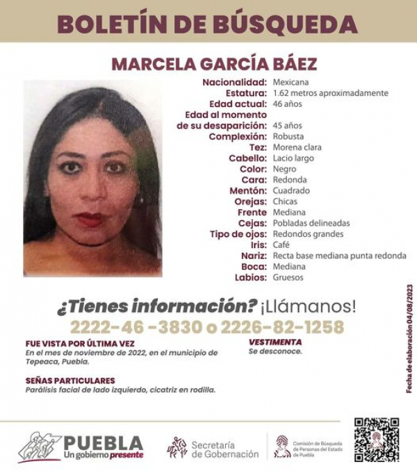 Marcela García Báez.