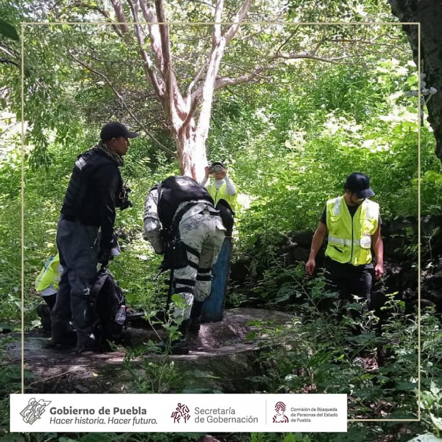 Como parte de nuestro trabajo, realizamos Acciones de Búsqueda Generalizadas en el municipio de Izúcar de Matamoros en coordinación con Guardia Nacional, Secretaría de Seguridad Pública.