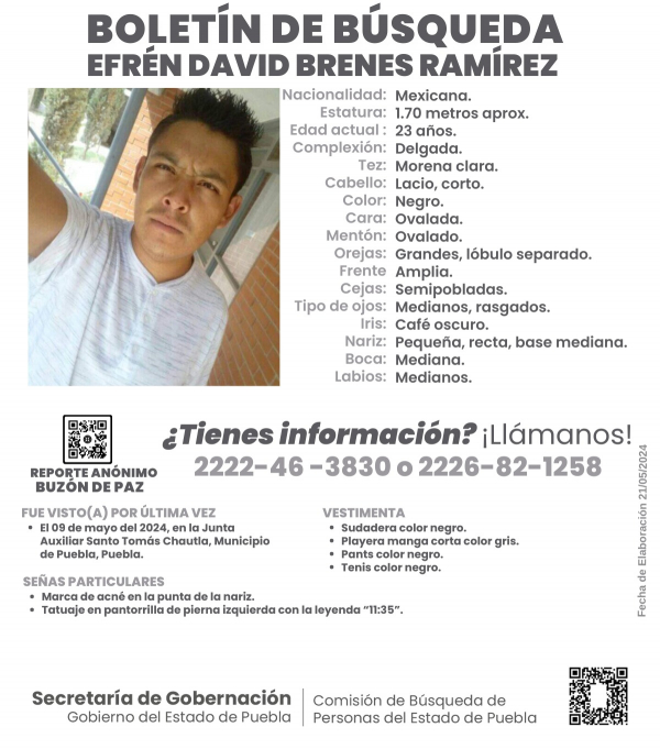 Efrén David Brenes Ramírez