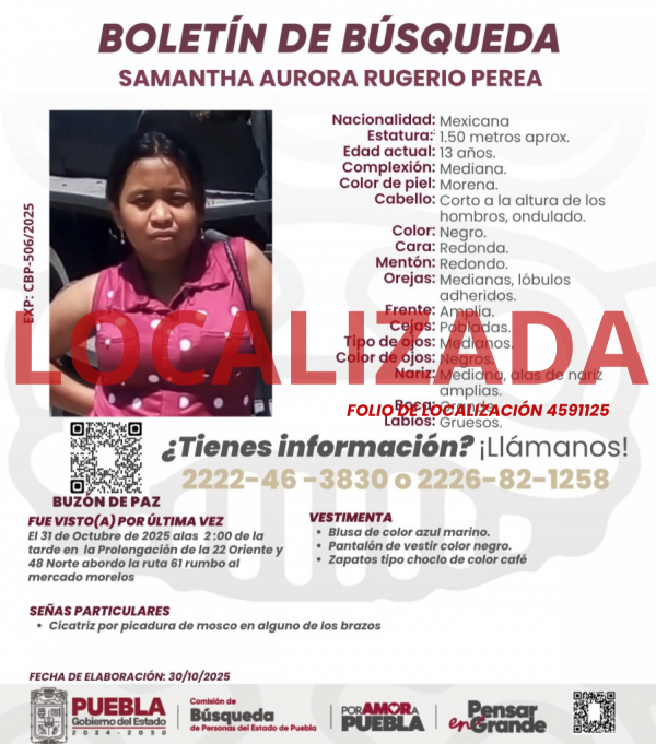 Samantha Aurora Rugerio Perea