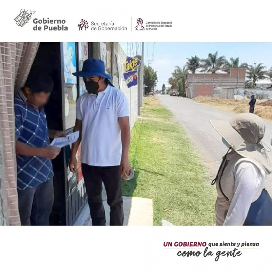 Como parte de nuestro trabajo realizamos Acciones de Búsqueda de Personas Desaparecidas o No Localizadas en el municipio de Huejotzingo, Puebla.