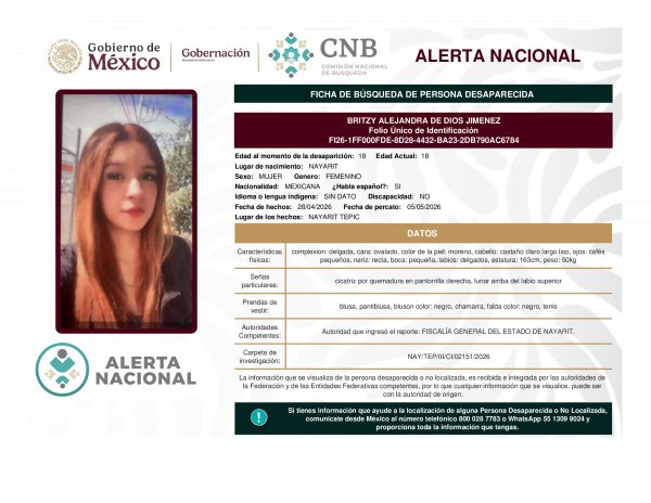 BRITZY ALEJANDRA DE DIOS JIMENEZ