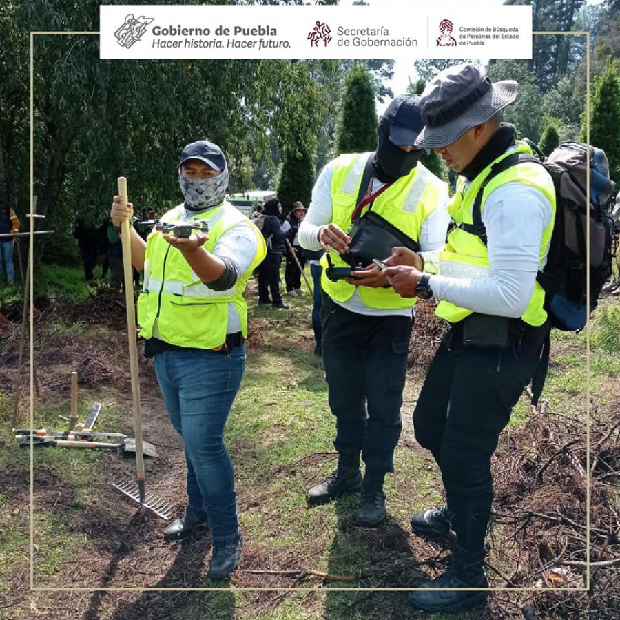 En coordinación con las Comisiones de Ciudad de México, Querétaro, Estado de México, Tlaxcala, Morelos y Comisión Nacional realizamos acciones de búsqueda de personas desparecidas en en Ajusco, México.