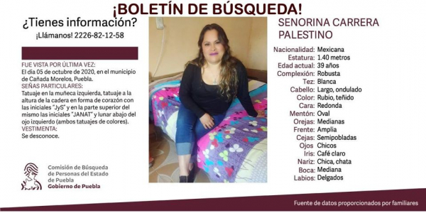 Senorina Carrera Palestino.