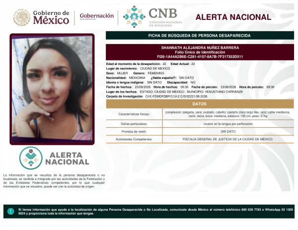 SHANNATH ALEJANDRA NU&Ntilde;EZ BARRERA