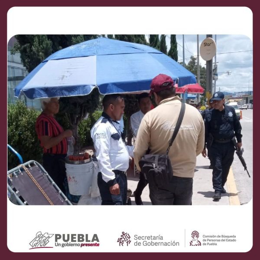 Esta tarde realizamos Acciones de Búsqueda de Personas Desaparecidas en el municipio de San Martín Texmelucan en coordinación con autoridades locales y familiares de víctimas.