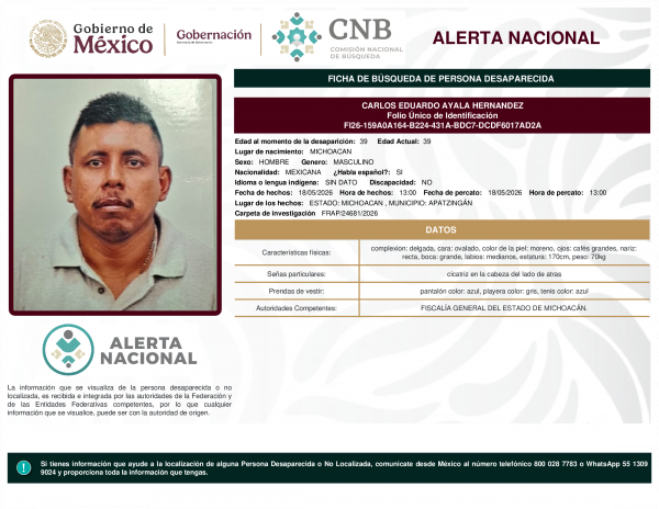 CARLOS EDUARDO AYALA HERNANDEZ