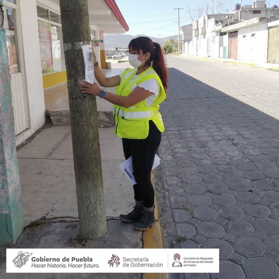 Como parte de nuestra labor, realizamos Acciones de Búsqueda de Personas Desaparecidas en la colonia Unión Antorchista, Puebla, Puebla.