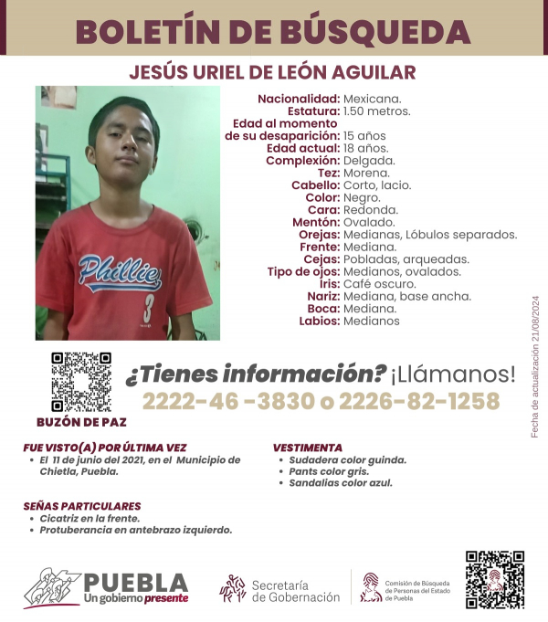 Jesús Uriel de León Aguilar - ACTUALIZACIÓN