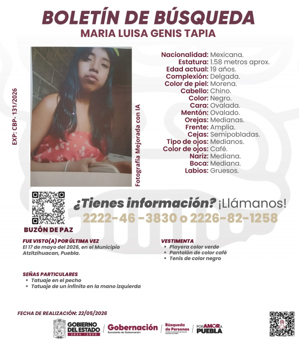 Mar&iacute;a Luisa Genis Tapia