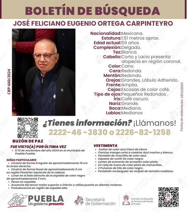 José Feliciano Eugenio Ortega Carpinteyro