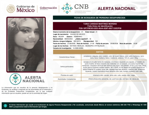 TAINA CARIDAD MARTINEZ MORENO