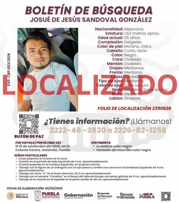 Josu&eacute; de Jes&uacute;s Sandoval Gonz&aacute;lez