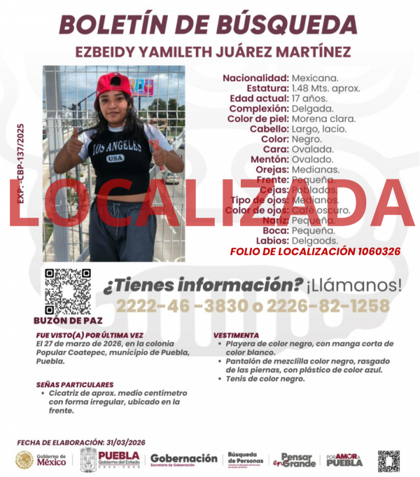 Ezbeidy Yamilet Ju&aacute;rez Mart&iacute;nez