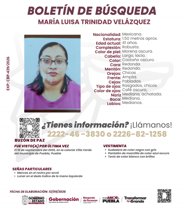 Mar&iacute;a Luisa Trinidad Vel&aacute;zquez