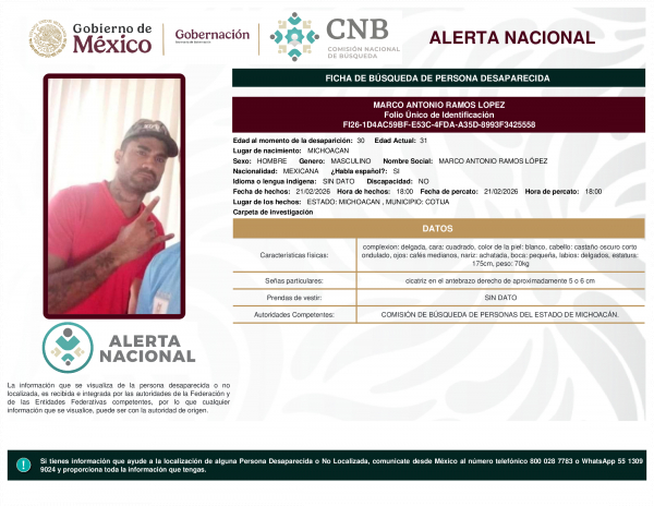 MARCO ANTONIO RAMOS LOPEZ