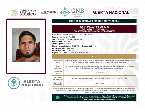 OSCAR RAFAEL TORRES PULIDO