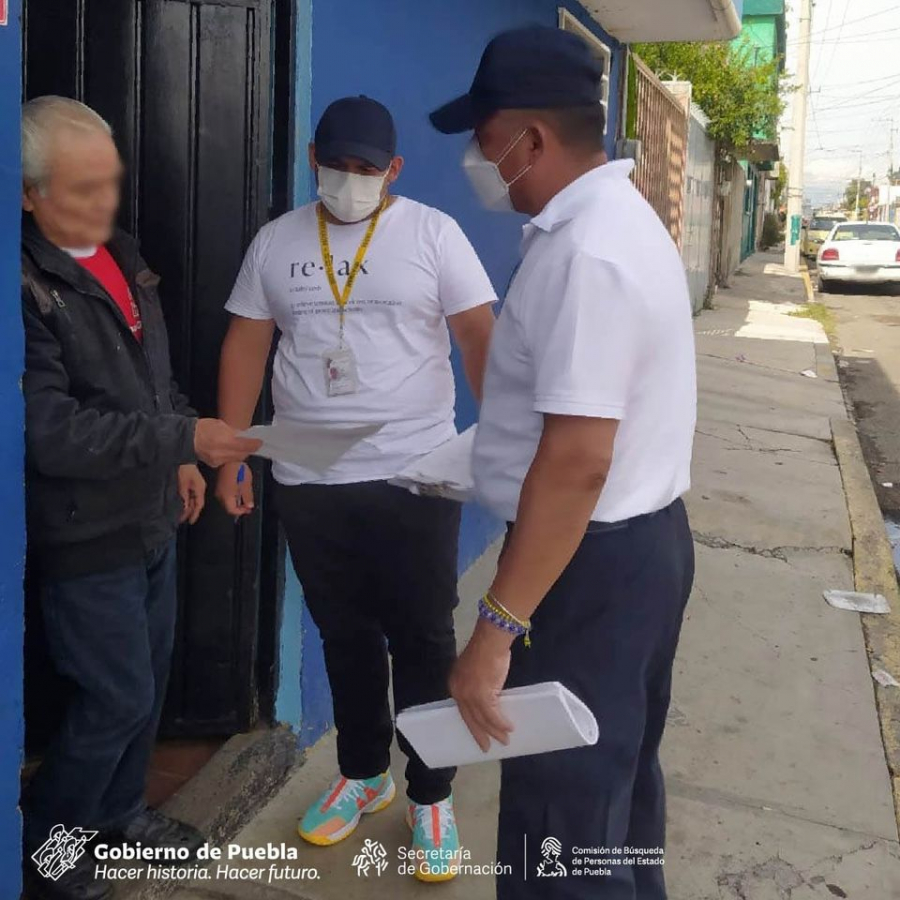 Como parte de nuestro trabajo, realizamos Acciones de Búsqueda de Personas Desaparecidas o No Localizadas en la colonia Granjas del Sur de la ciudad de Puebla.