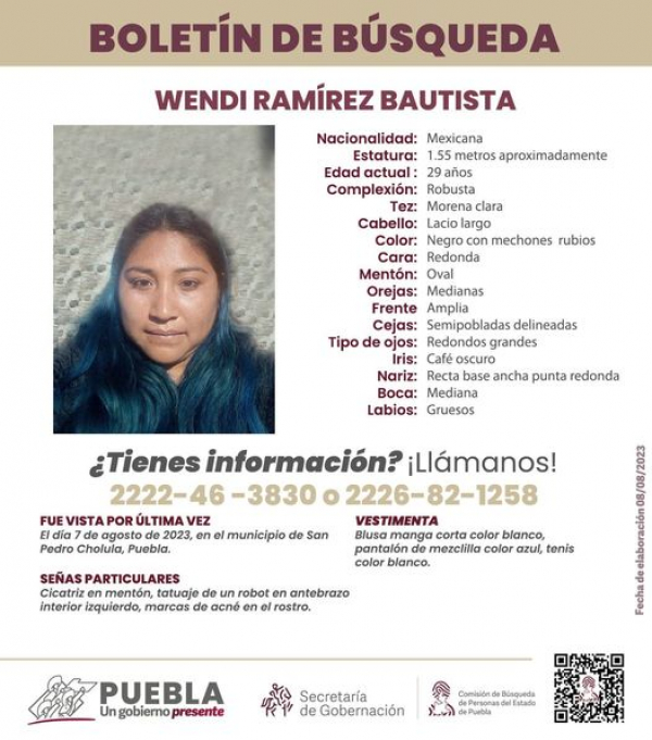 Wendi Ramírez Bautista.