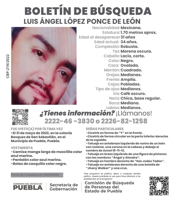 Luis Ángel López Ponce de León - ACTUALIZACIÓN