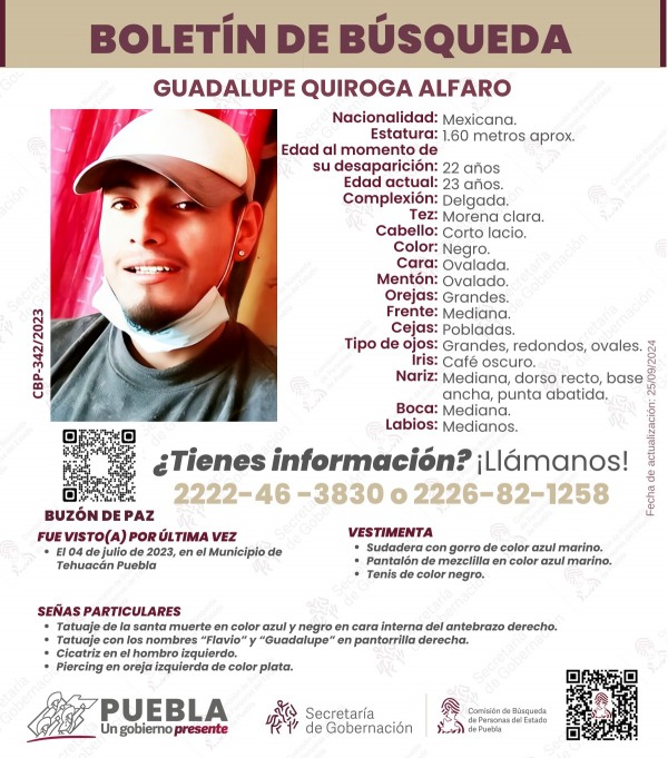 Guadalupe Quiroga Alfaro - ACTUALIZACIÓN