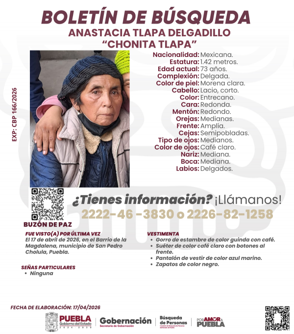 Anastacia Tlapa Delgadillo,