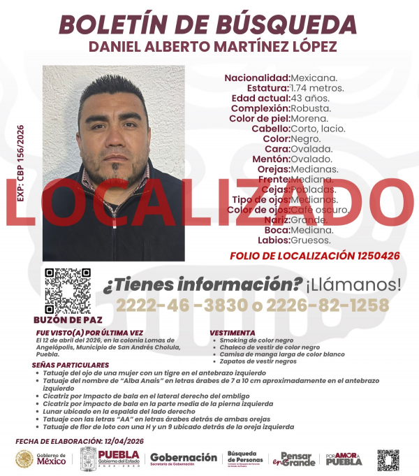 Daniel Alberto Mart&iacute;nez L&oacute;pez