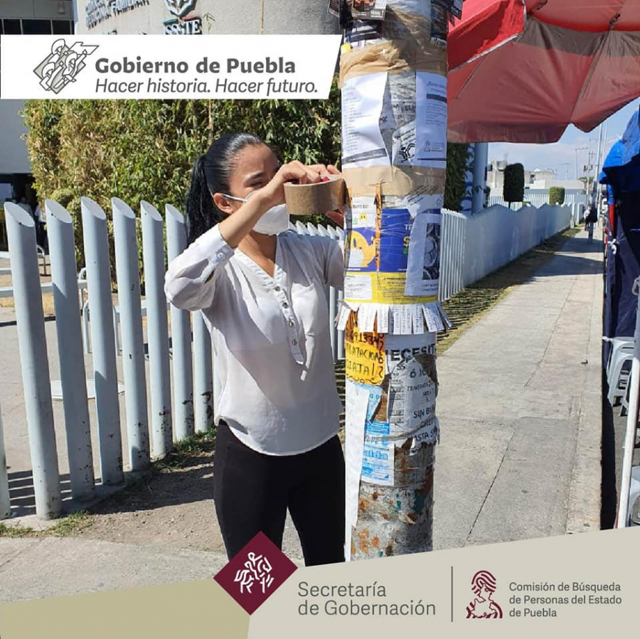 Esta mañana realizamos Acciones de Búsqueda de Personas Desaparecidas o No Localizadas en las colonias Santa María la Rivera  y Parque Industrial 5 de Mayo, Puebla.