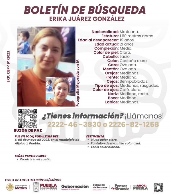 Erika Ju&aacute;rez Gonz&aacute;lez - Actualizaci&oacute;n