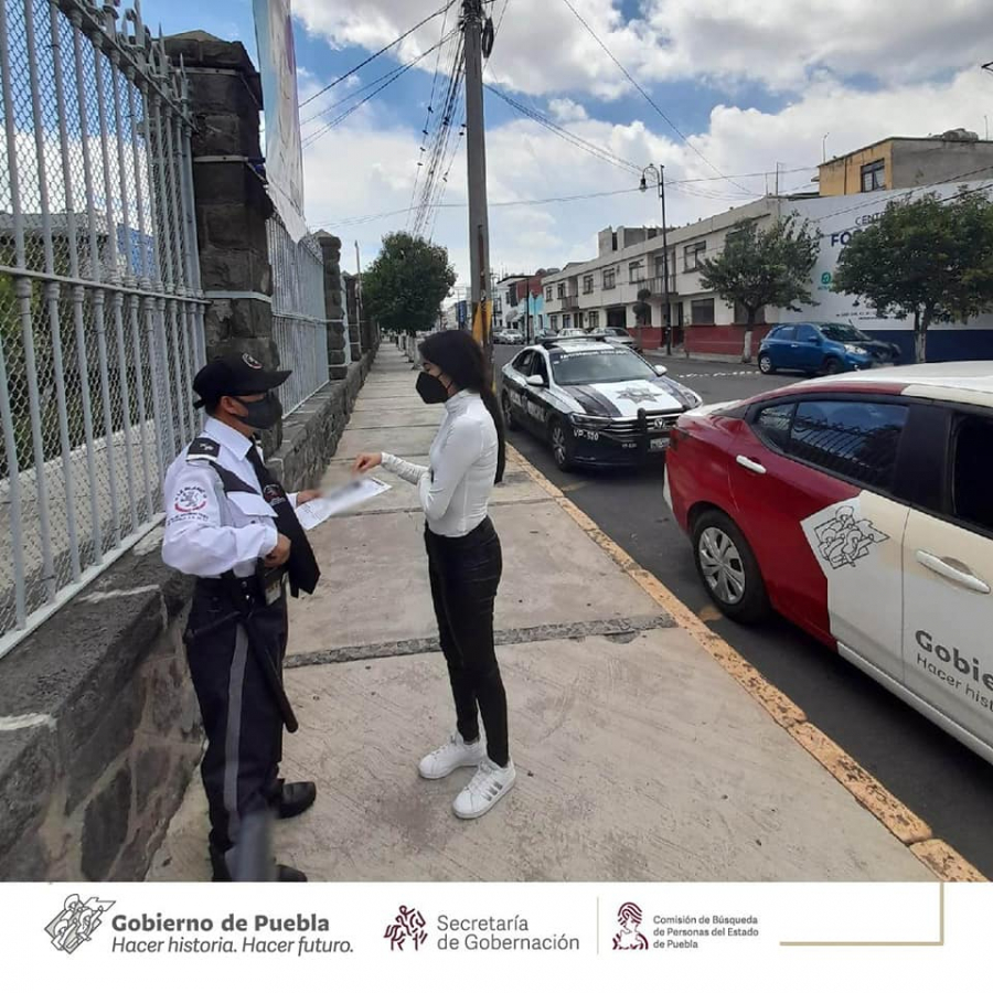 En el cumplimiento de nuestra labor, se realizan Acciones de Búsqueda de Personas Desaparecidas y No Localizadas en la colonia Chulavista, Puebla.