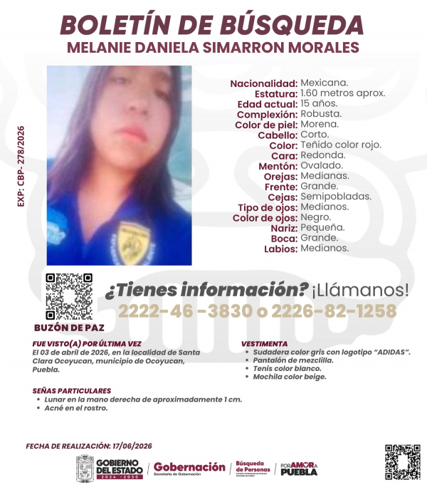 Melanie Daniela Simarron Morales