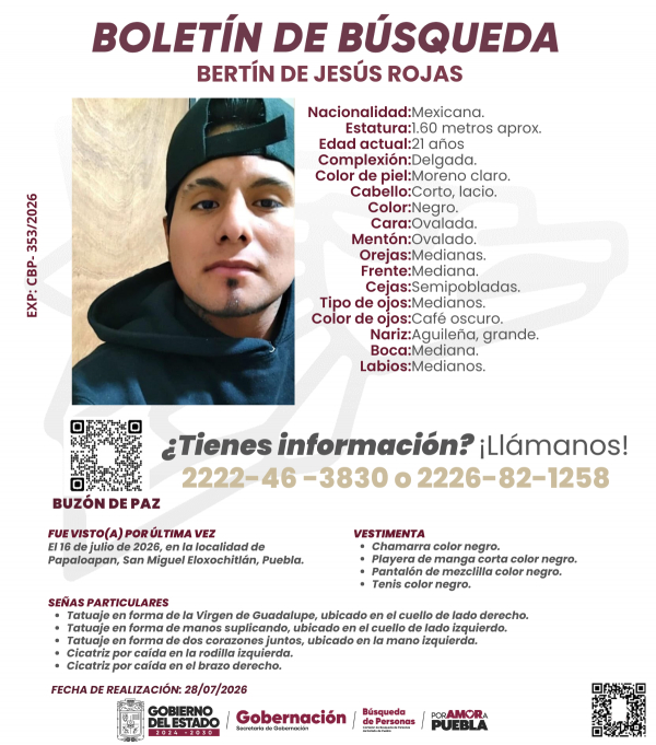 Bert&iacute;n De Jes&uacute;s Rojas