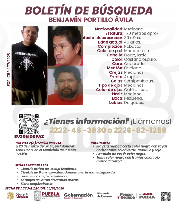 Benjam&iacute;n Portillo &Aacute;vila ACTUALIZACI&Oacute;N