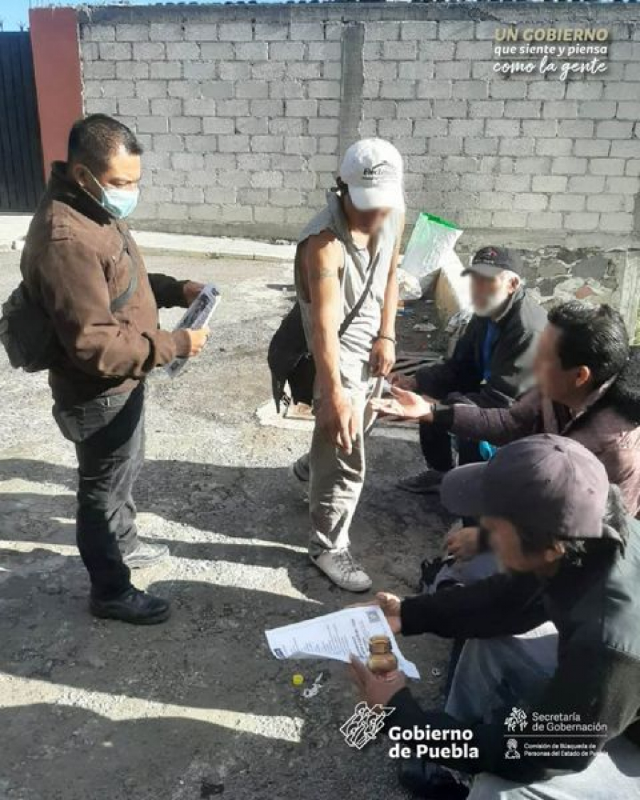 Como parte del trabajo, realizamos Acciones de Búsqueda de Personas Desaparecidas o No Localizadas en la colonia Tres Cruces de la ciudad de Puebla, Puebla.