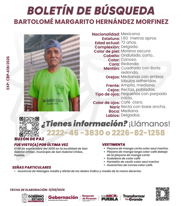 Bartolom&eacute; Margarito Hern&aacute;ndez Morfinez