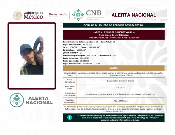 JARED ALEXANDER SANCHEZ GARCIA