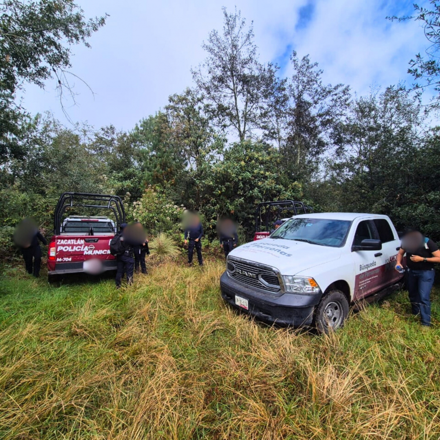 Como parte de nuestro trabajo realizamos Acciones de B&uacute;squeda de Personas Desaparecidas en el Municipio de Zacatl&aacute;n, en coordinaci&oacute;n con autoridades Federales, Estatales, Municipales y familiares