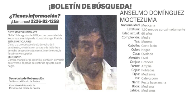 Anselmo Domínguez Moctezuma.