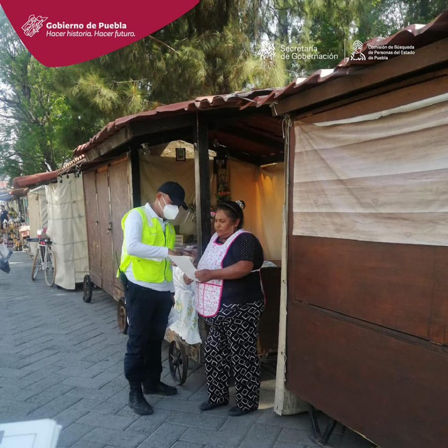 En el cumplimiento de nuestra labor, se realizan Acciones de Búsqueda de Personas Desaparecidas y No Localizadas en el municipio de Huejotzingo, Puebla.