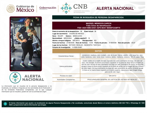 MASSIEL MENDOZA GARCIA
