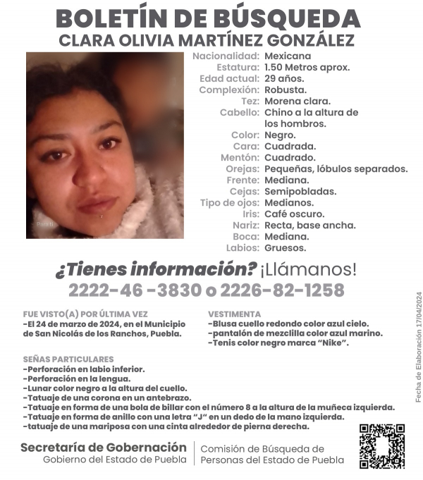 Clara Olivia Martínez González