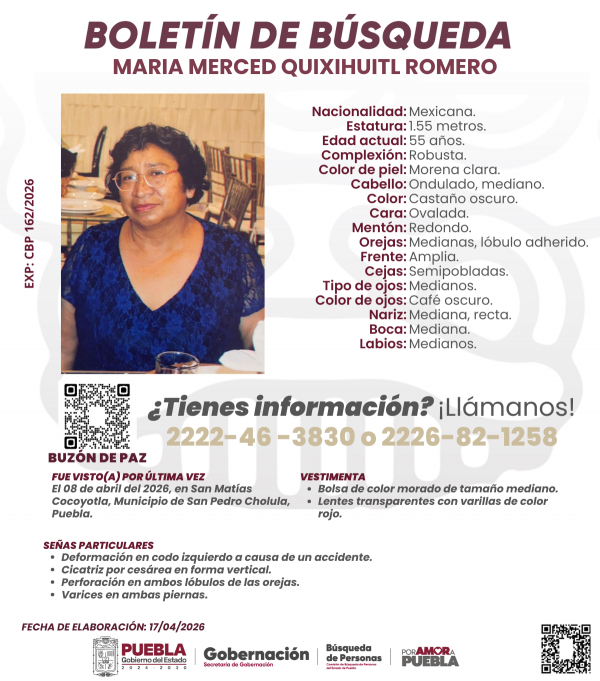 Mar&iacute;a Merced Quixihiutl Romero